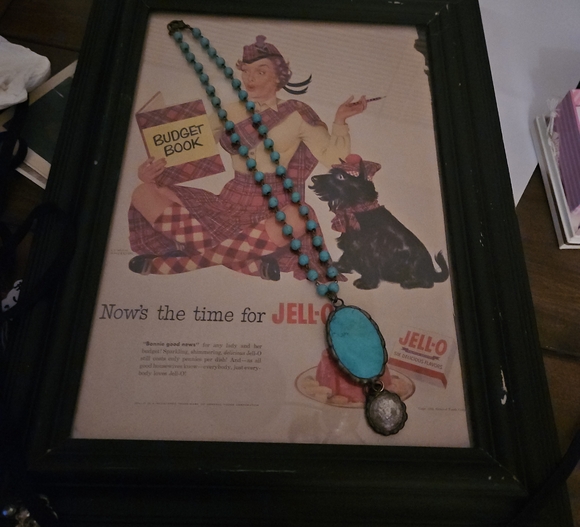 Art by Amy Jewelry - Howlite Beaded Necklace with Pendant